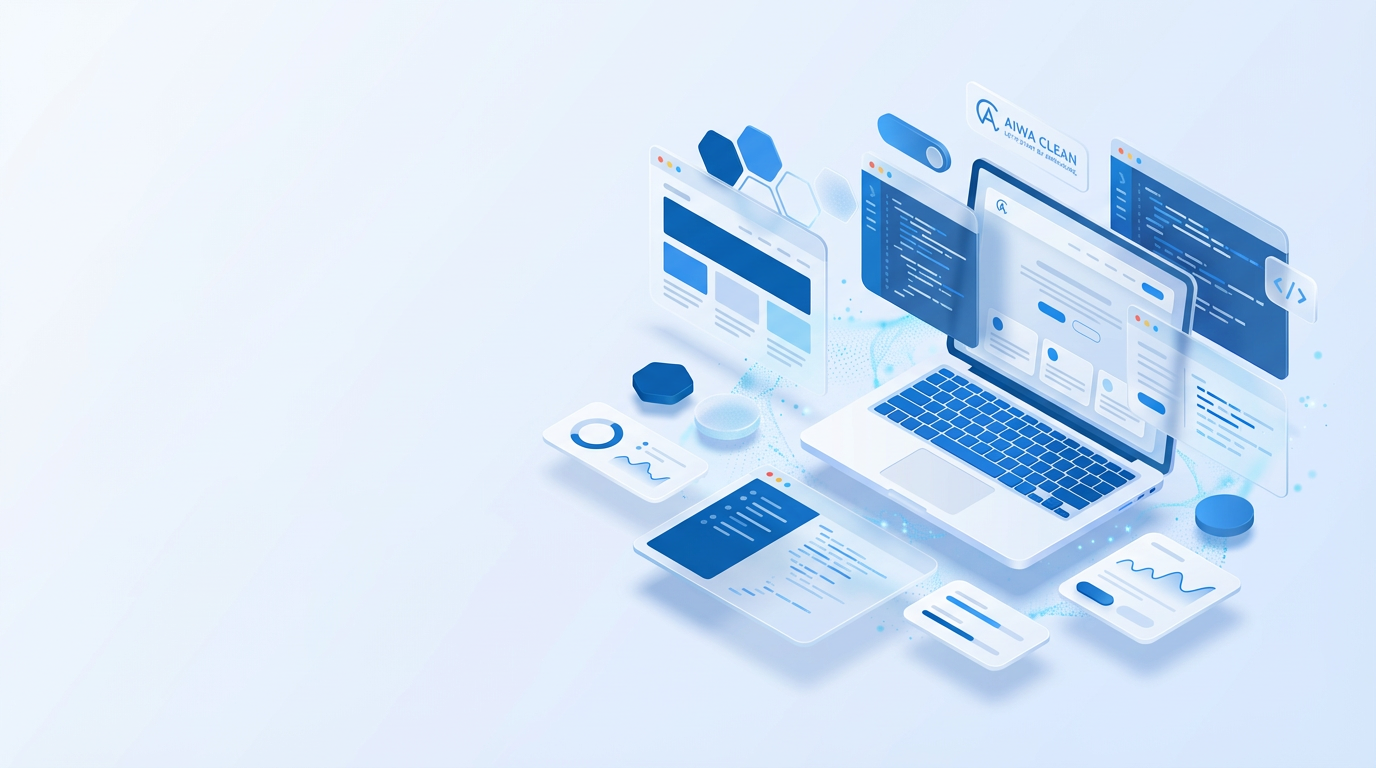 AIWA CLEAN ウェブ制作イメージ